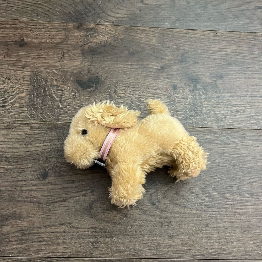 American Girl 18” Doll Plush Tan Dog Toy
